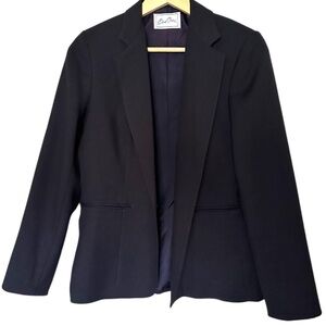 Ben Over Black Blazer Womens Sz 10 Modern Fit single Button